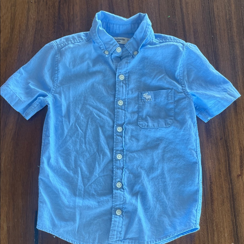Abercrombie Kids Light Blue Collared Shirt